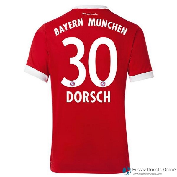 Bayern München Trikot Heim Dorsch 2017-18 Fussballtrikots Günstig